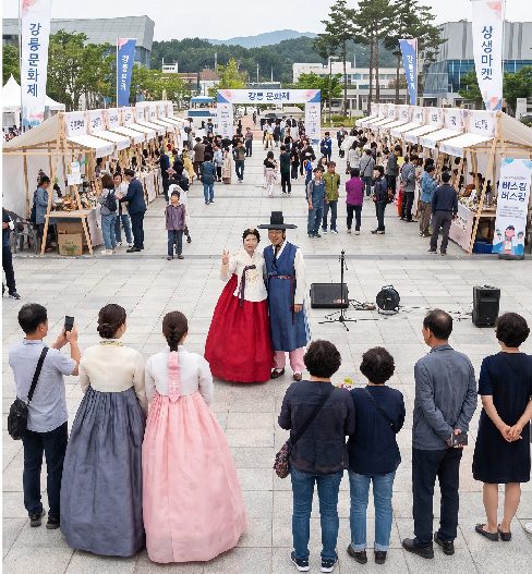 Gangneung Anmok Coffee Street with East Sea view, a short drive from the 2026 ITS World Congress venue