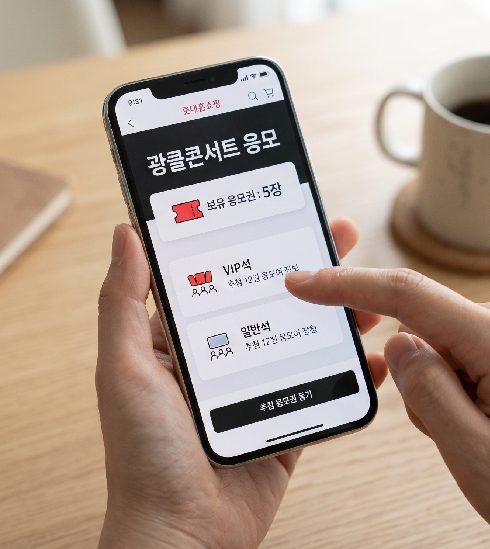 광클콘서트 킨텍스 9홀 공연장 내부와 관객석 전경